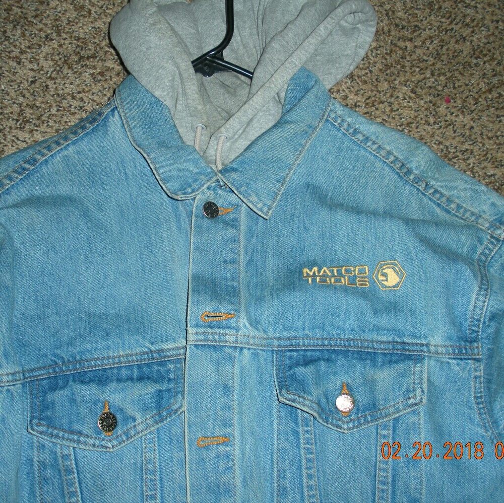 Matco Tools denim jacket